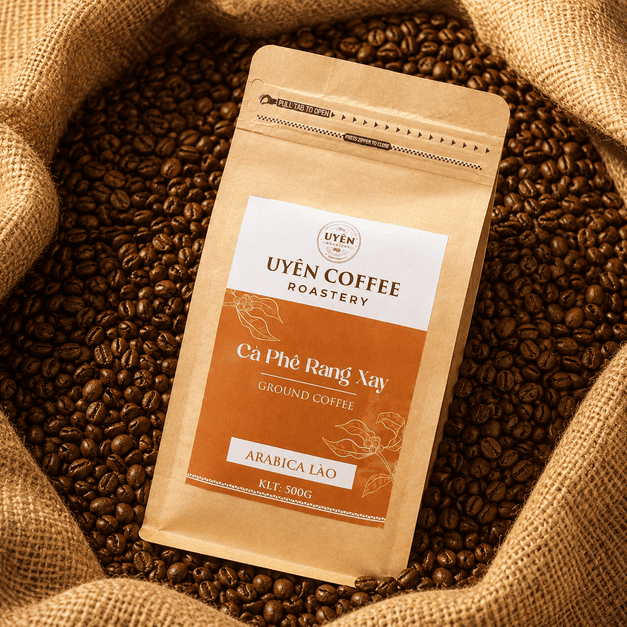Cà Phê Arabica Moka - Rang Mộc Nguyên Chất Cà Phê Arabica Catimor Lào - Rang Mộc Nguyên Chất 4