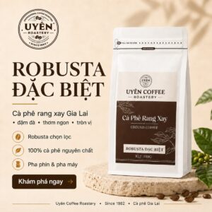 Cà Phê Mộc Robusta Đặc Biệt - Bột Xay