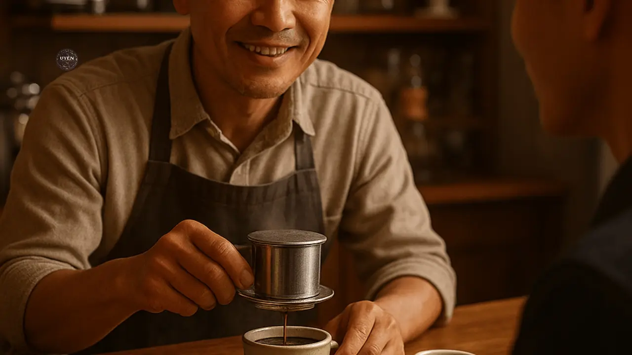 Cà phê decaf với hương vị thơm ngon, không chứa caffeine.