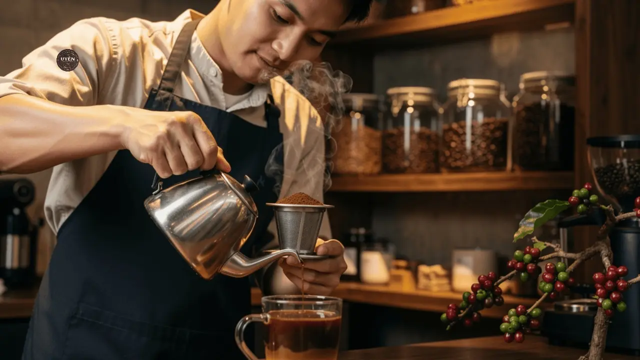 Cà phê sữa thơm béo, hương vị đặc trưng của Sài Gòn