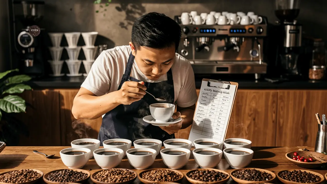 Hướng Dẫn Pha Cafe Bằng Bình Pour Over (V60) Cách Đánh Giá Hương Vị Khi Pha Cafe