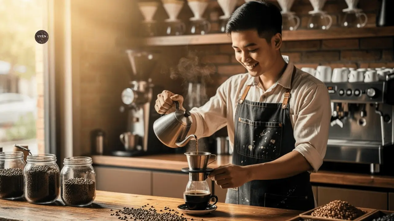 Máy pha cà phê cho gia đình dễ sử dụng, chất lượng tốt