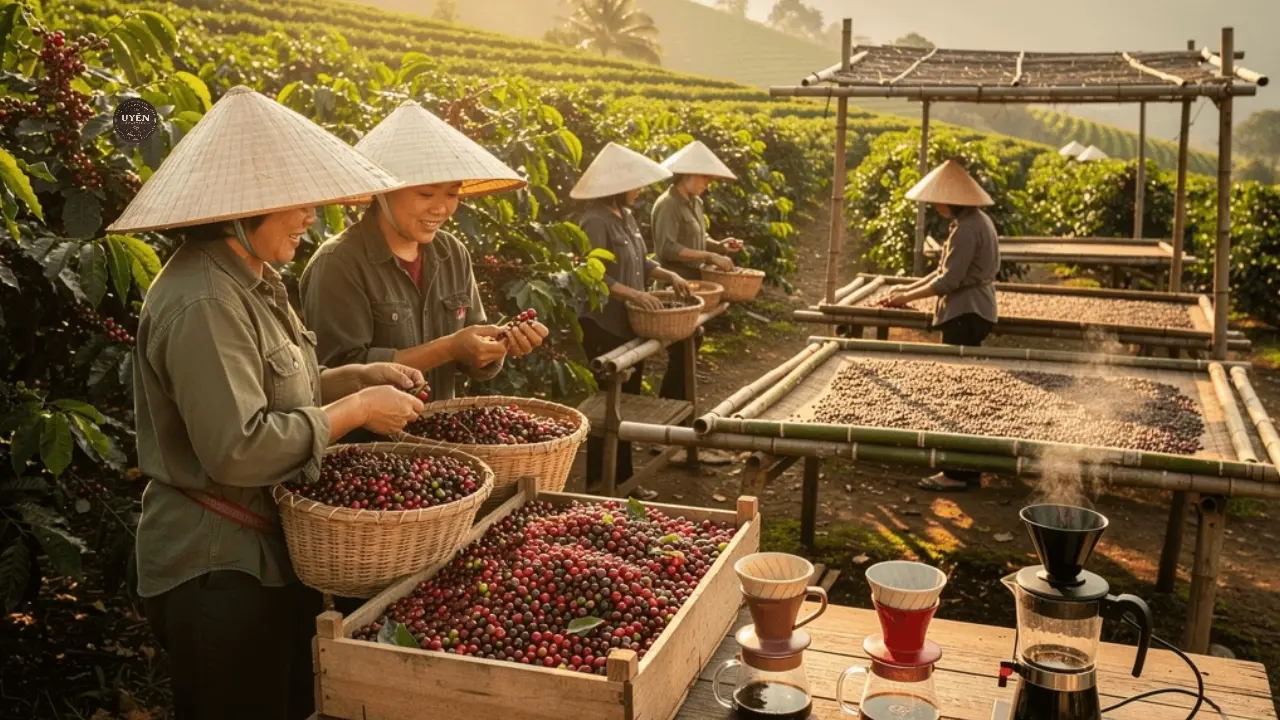 Lợi ích của cà phê hữu cơ cho sức khỏe Quy Trình Canh Tác Cà Phê Hữu Cơ Không Hóa Chất