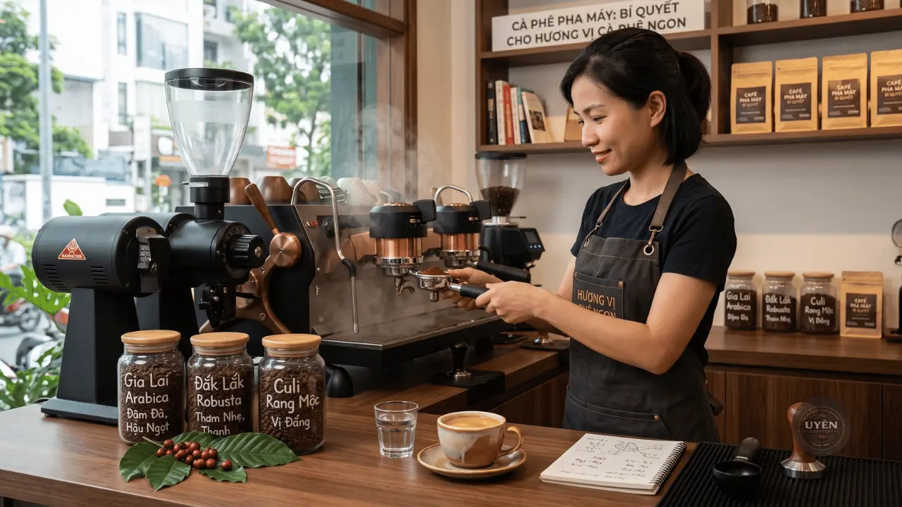 Cà Phê Pha Máy Bí Quyết Cho Hương Vị cà phê