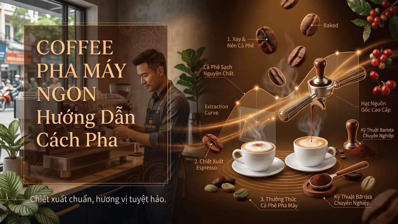 Coffee Pha Máy Ngon Hướng Dẫn Cách Pha