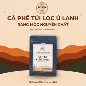 Cà Phê Cold Brew Ủ Lạnh Arabica - 5 Gói Túi Nhúng x 20G 1