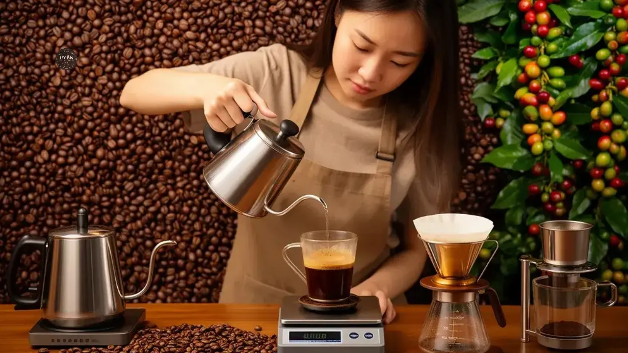 Các Phương Pháp Pha Chế & Tỷ Lệ Chiết Xuất Chuẩn Cho Cà Phê Hạt Nguyên Chất