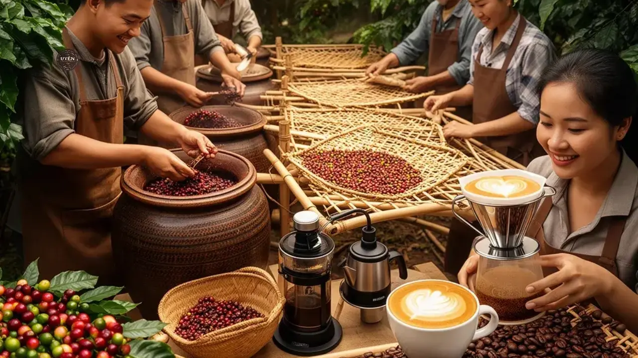 Quy Trình Chế Biến: “Phù Phép” Cho Hương Vị Coffee Hạt
