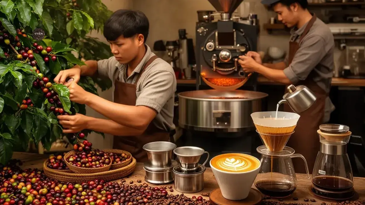 Quy Trình Chế Biến Từ Nhân Xanh Đến Hạt Rang: Bí Quyết Đằng Sau Giá Trị