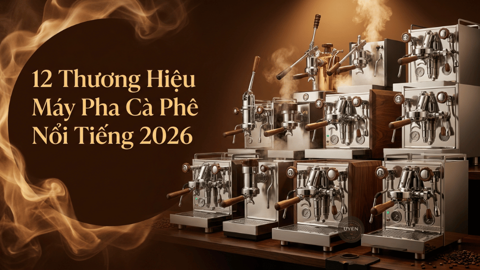 Các thương hiệu máy pha cà phê nổi tiếng giúp bạn chọn thiết bị pha chế hoàn hảo.