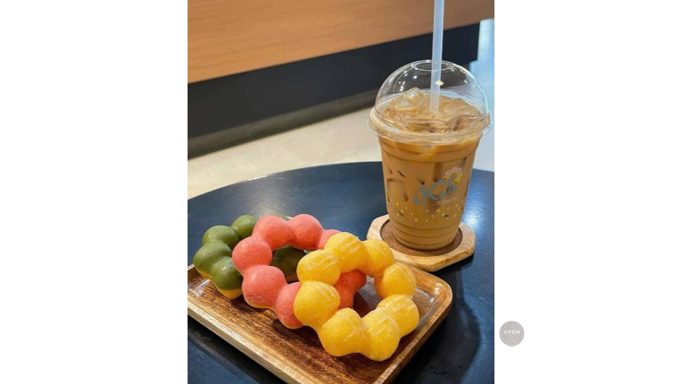 Top quán cà phê đẹp ở Tân Bình với view tuyệt vời Kute Donuts, quán cà phê đẹp ở Tân Bình nổi tiếng với món bánh donut.