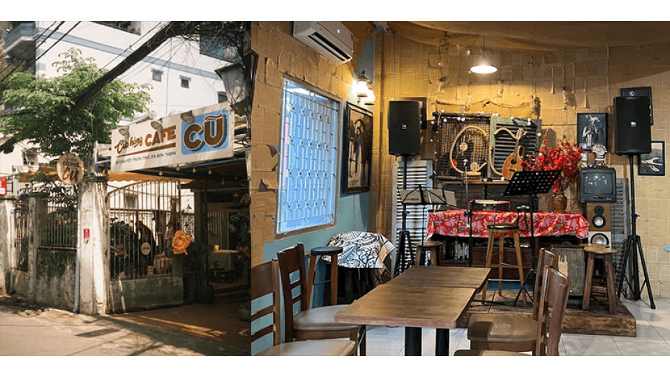 Top 10 Quán Cà Phê Đẹp Ở Bình Thạnh Không gian hoài cổ tại Cửa Hàng Cafe Cũ, một quán cà phê đẹp ở Bình Thạnh.