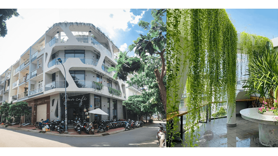 Top 10 Quán Cà Phê Đẹp Ở Bình Thạnh Không gian tại Jan Café, một quán cà phê đẹp ở Bình Thạnh.