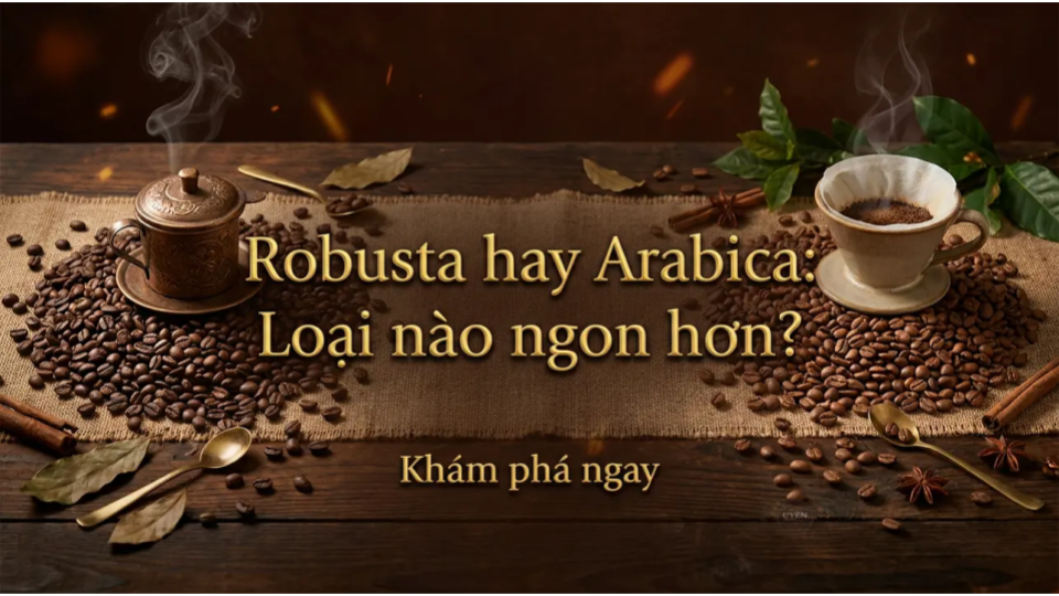 So sánh Robusta và Arabica trong cà phê Việt Nam