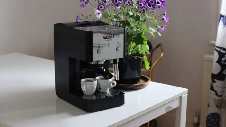 Máy pha cà phê Gaggia, một thương hiệu máy pha cà phê có lịch sử lâu đời và luôn đổi mới.