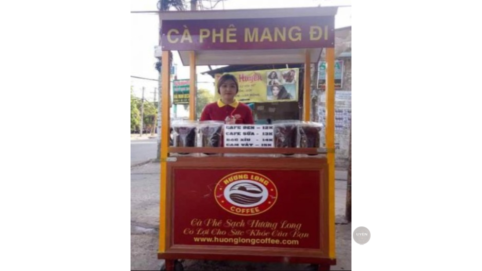 Top 10 đơn vị nhượng quyền cafe pha máy mang đi Thương hiệu nhượng quyền cafe pha máy mang đi Hương Long Coffee.