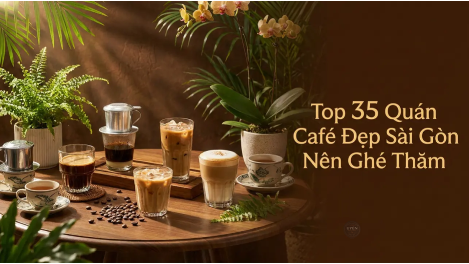 Khám phá không gian đẹp và đồ uống ở quán café Sài Gòn