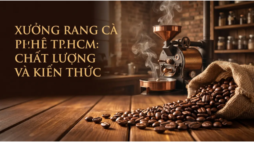 Xưởng rang cà phê chất lượng tại TP.HCM với kiến thức chuyên sâu