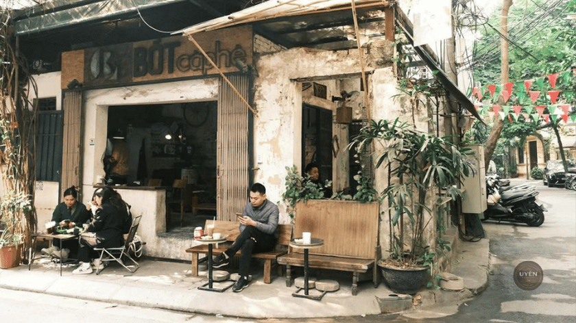 Cà phê bệt Hà Nội: Một góc nhìn mới lạ Bot Cafe
