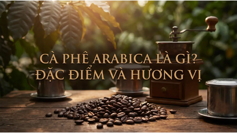 Cà phê Arabica với hương vị đặc trưng và phong phú
