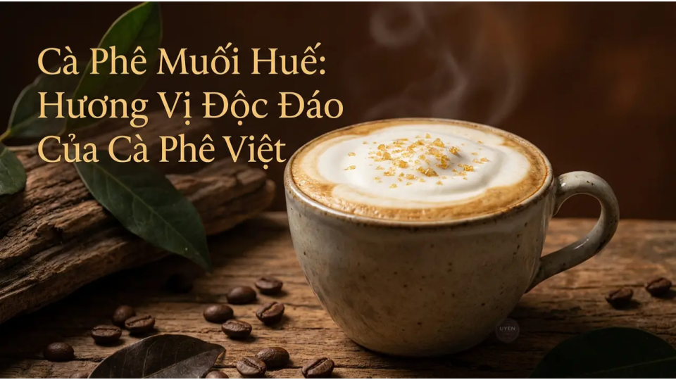 Cà phê muối Huế đặc sắc với hương vị độc đáo và tinh tế