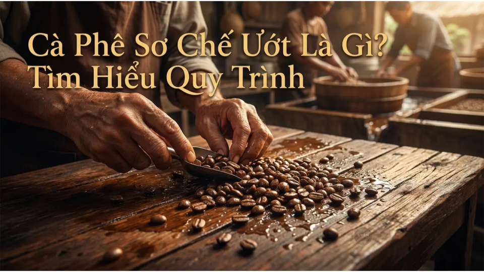 Cà phê sơ chế ướt là gì? Tìm hiểu quy trình chế biến hạt cà phê.