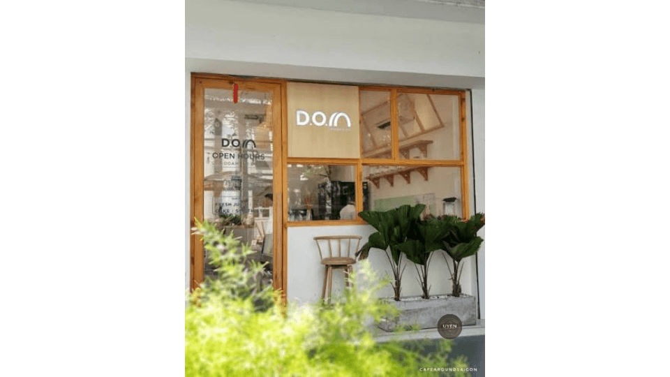 D.O.M, quán cà phê Bình Thạnh D2 với trải nghiệm café capsule hiện đại và sáng tạo.