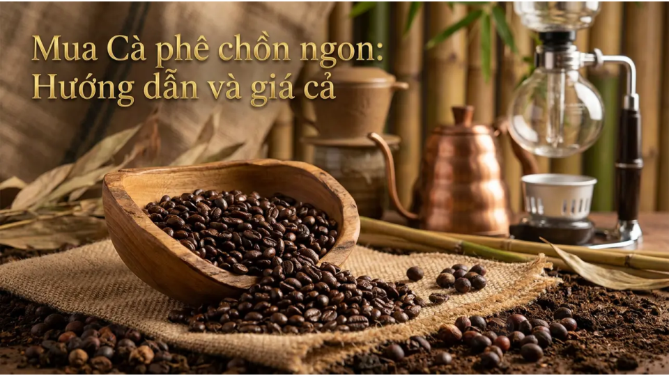 Mua cà phê chồn ngon tại TPHCM, hướng dẫn và giá cả chính xác