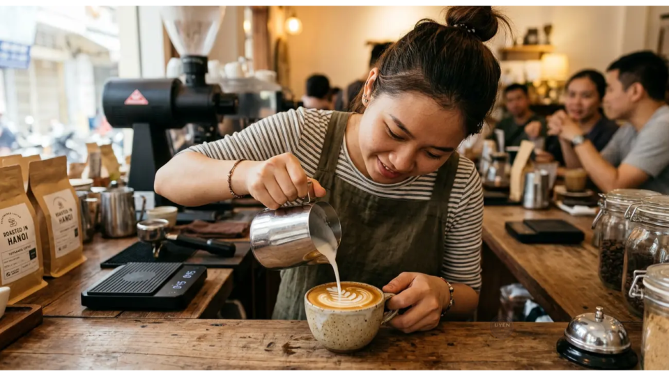 Cà phê mèo Đà Nẵng: Trải nghiệm quán cà phê thú cưng Nghệ Thuật Pha Chế Đằng Sau Những Ly Cà Phê Tại Quán Mèo