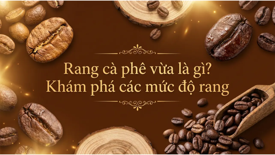 Tìm hiểu rang cà phê vừa và các mức độ rang cà phê
