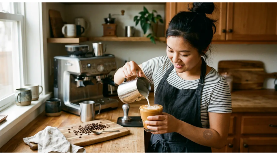 Latte là gì? Tìm hiểu và học cách pha chế Bật mí bí quyết pha chế Latte chuẩn vị tại nhà