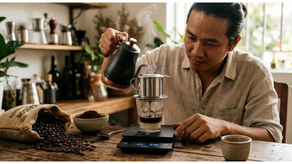 Cà phê võng Sài Gòn: Thưởng thức và tìm hiểu Bí Quyết Pha Cà Phê Võng Sài Gòn Tại Nhà