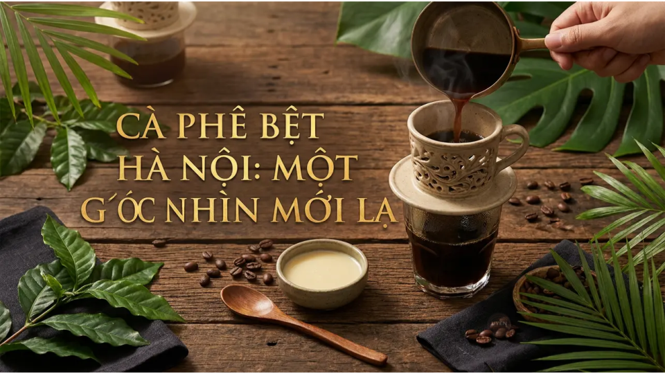 Cà phê bệt Hà Nội với không gian thưởng thức độc đáo và nghệ thuật pha chế
