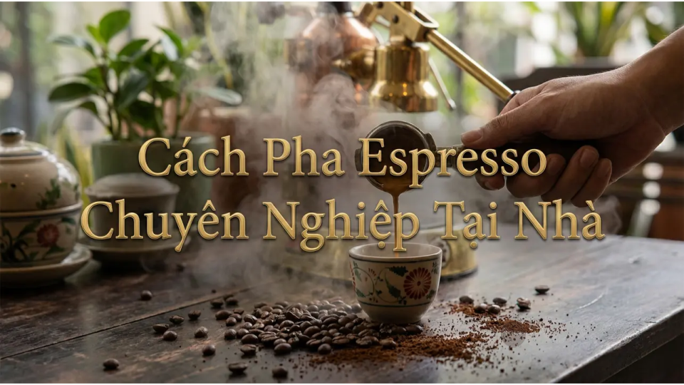 Hướng dẫn pha espresso chuyên nghiệp tại nhà hiệu quả