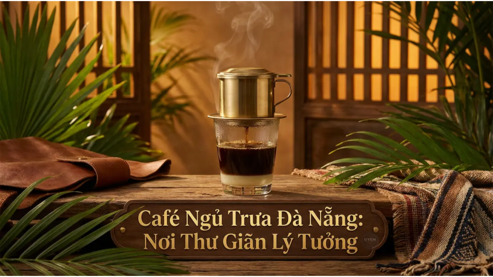 Quang cảnh tuyệt đẹp của café ngủ trưa Đà Nẵng với không gian thư giãn.
