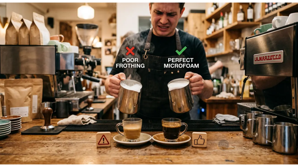 Latte là gì? Tìm hiểu và học cách pha chế Những vấn đề thường gặp khi pha Latte và cách khắc phục