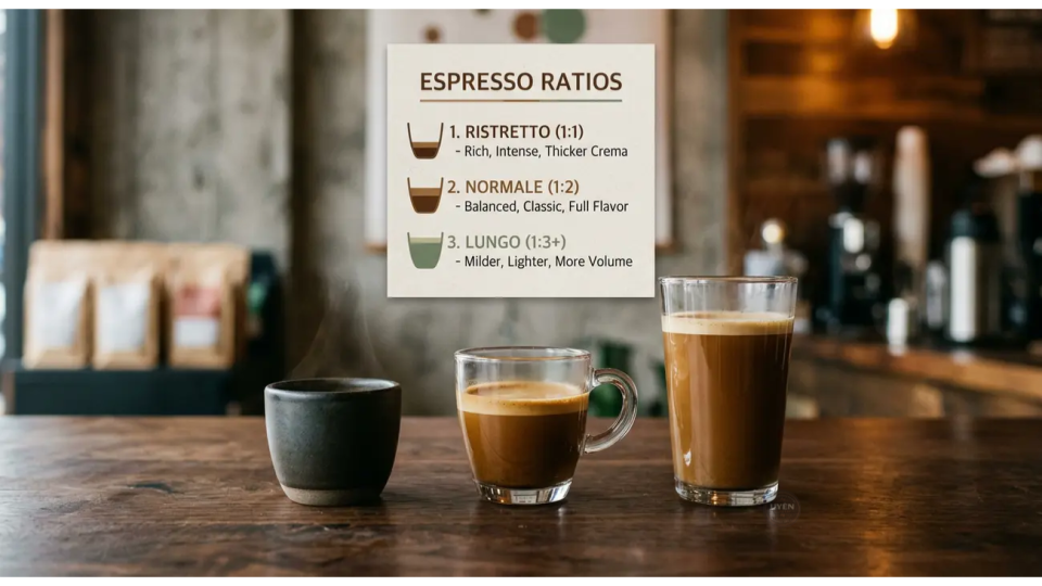 Espresso là gì? Tìm hiểu về thức uống thơm ngon này Tỷ Lệ Chiết Xuất Chuẩn Trong Espresso